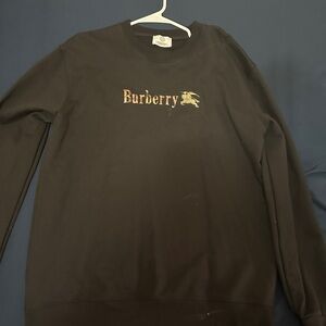 Burberry Black Crewneck Top